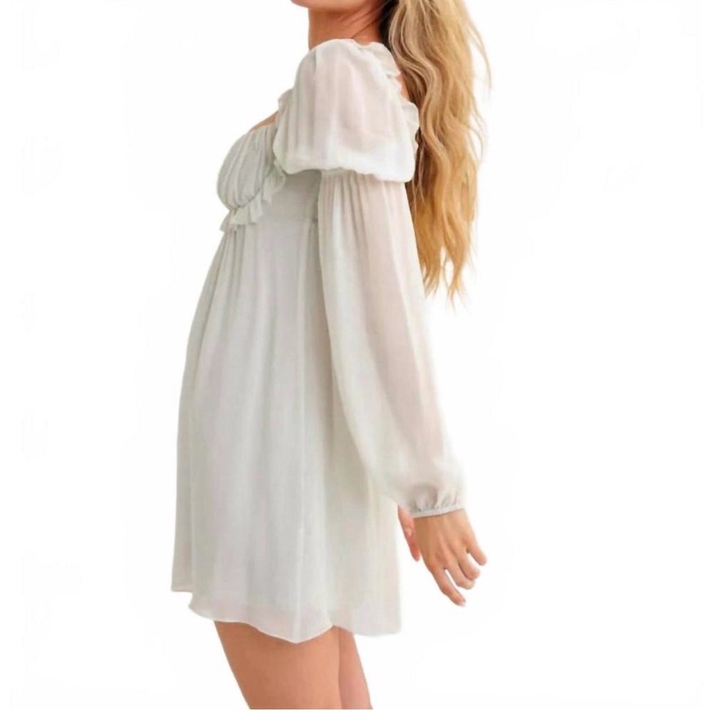 NWT Rumored Only You Mini Dress in Sage - Picture 3 of 16